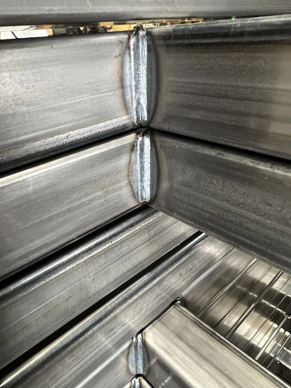 Weld detail on a fabricated RWS part